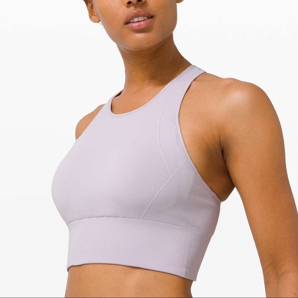 Lululemon ebb to train bra medium support c/d cup size 4 stargaze - Picture 2 of 8